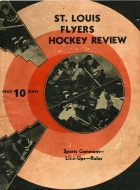 1937-38 St. Louis Flyers game program