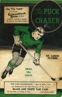 1938-39 St. Louis Flyers game program