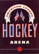 1950-51 St. Louis Flyers game program