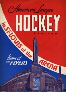 1951-52 St. Louis Flyers game program