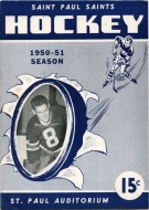 1950-51 St. Paul Saints game program