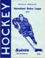 1959-60 St. Paul Saints game program