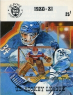 1980-81 St. Paul Vulcans game program