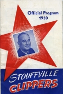 1950-51 Stouffville Clippers game program