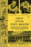 1966-67 Sudbury Cub-Wolves game program