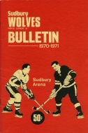 1970-71 Sudbury Cub-Wolves game program