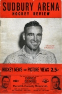 1955-56 Sudbury Wolves game program