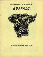 1971-72 SUNY-Buffalo game program