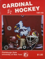 1991-92 SUNY-Plattsburgh game program