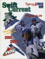 2001-02 Swift Current Broncos game program