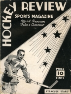 1938-39 Syracuse Stars game program