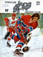 1976-77 Syracuse Stars game program