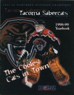 1998-99 Tacoma Sabercats game program