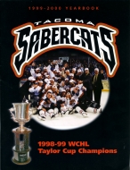 1999-00 Tacoma Sabercats game program
