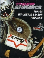 1994-95 Tallahassee Tiger Sharks game program