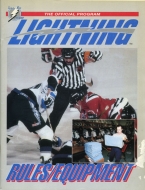 1992-93 Tampa Bay Lightning game program