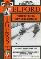 1989-90 Telford Tigers game program