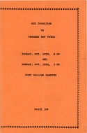1970-71 Thunder Bay Twins game program