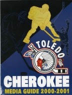 2000-01 Toledo Cherokee game program
