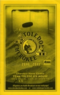 2010-11 Toledo Cherokee game program