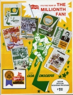 1979-80 Toledo Goaldiggers game program