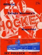 1953-54 Toledo Mercurys game program