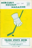 1957-58 Toledo Mercurys game program