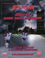 2004-05 Toledo Storm game program