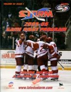 2005-06 Toledo Storm game program