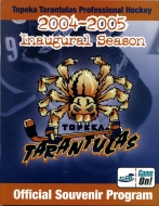 2004-05 Topeka Tarantulas game program