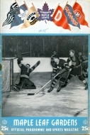 1954-55 Toronto Marlboros game program