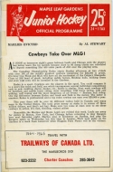 1964-65 Toronto Marlboros game program