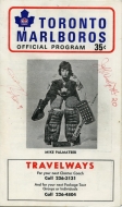 1972-73 Toronto Marlboros game program