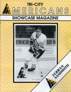 1988-89 Tri-City Americans game program