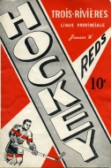 1952-53 Trois-Rivieres Reds game program