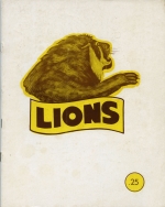 1955-56 Trois-Rivieres Lions game program