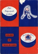 1958-59 Trois-Rivieres Lions game program