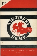 1953-54 Trois-Rivieres Reds game program