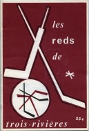 1964-65 Trois-Rivieres Reds game program