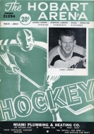 1951-52 Troy Bruins game program