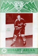 1956-57 Troy Bruins game program