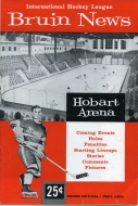 1957-58 Troy Bruins game program