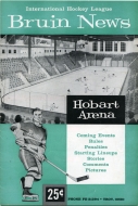 1958-59 Troy Bruins game program