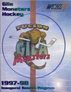 1997-98 Tucson Gila Monsters game program