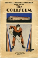 1930-31 Tulsa Oilers game program