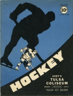 1946-47 Tulsa Oilers game program