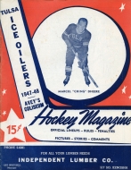 1947-48 Tulsa Oilers game program