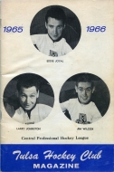 1965-66 Tulsa Oilers game program