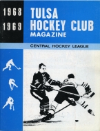 1968-69 Tulsa Oilers game program