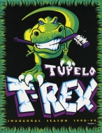 1998-99 Tupelo T-Rex game program